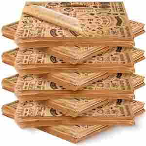 <b>Recyclable</b> Custom Logo Greaseproof Waterproof Food Grade Wax <b>Paper</b> for Pizza Burger Sandwich Sugar <b>Wrapping</b> - Product Image 4