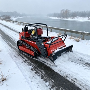 Tagliaerba Cingolato Diesel CE EPA MERI ME1200D-48 con Spazzaneve Anteriore - Product Image 3