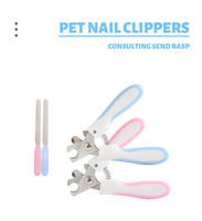 Kit universel de coupe-ongles pour chat et chien, coupe-ongles en acier inoxydable, outil de toilettage pour animaux de compagnie