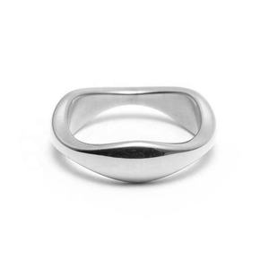 Milkkye Bague de fête de mariage pour femme en argent sterling 925 plaqué or 18 carats et rhodium à la mode Bold Wave - Product Image 6