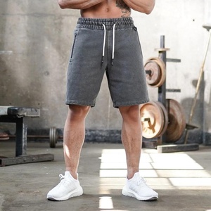 Pantalones cortos de algodón personalizados <span class=keywords><strong>para</strong></span> <span class=keywords><strong>hombre</strong></span>, shorts de fitness con bolsillo <span class=keywords><strong>para</strong></span> teléfono, <span class=keywords><strong>para</strong></span> gimnasio y correr - Product Image 5