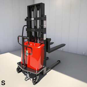 Полуэлектрический штабелер, вилочный погрузчик, 1000 кг, <span class=keywords><strong>1</strong></span> тонна, <span class=keywords><strong>1</strong></span>,5 тонны, 2 тонны, <span class=keywords><strong>1</strong></span>,6 М-3,5 м, высота подъема - Product Image 5