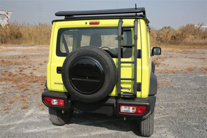 Factory Direct Manganese Steel Anti-Slip Folding Tailgate <b>Ladder</b> for Jimny 2018-2026 (JB64/JB74) - Product Image 5