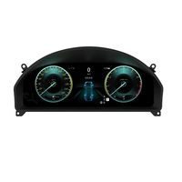 Tableau de bord numérique LCD 12,3 pouces pour Mercedes Benz C W204 NTG4.0 2008-2011, panneau d'instruments virtuel, compteur de vitesse, mise à niveau du compteur