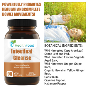 High Quality Intestinal Cleanse Capsules with Proprietary <b>Blend</b> Cleanse Tone Large Intestine Promotes Regular Bowel Movements - Product Image 5