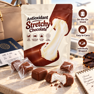 Compra al por Mayor con MOQ Bajo, Producción GMP, Chocolate Masticable Antioxidante para el Bienestar Diario - Product Image 3