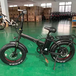 Складной Электрический горный велосипед, 500/750/1000 Вт/48 В, батарея 14 Ач, колеса 20x4,0