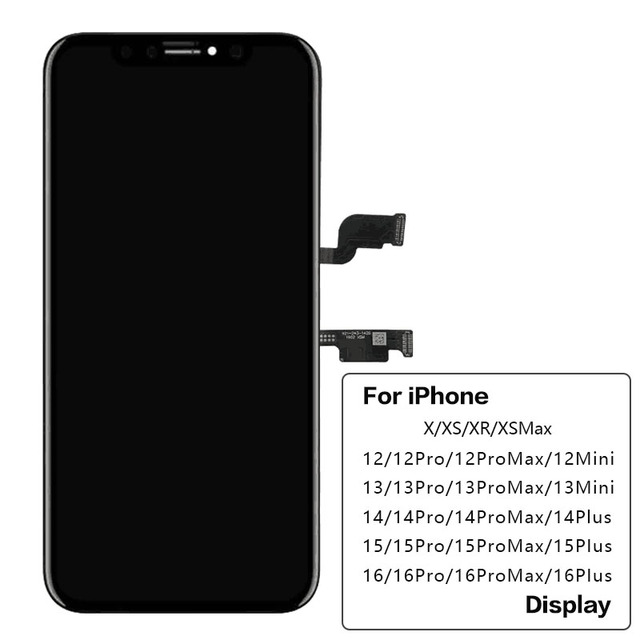 Screen Replacement for iphone 11 Pro Max XS XR Lcd Display Wholesaler for iPhone Screen Original for Apple 16 12 13 14 15