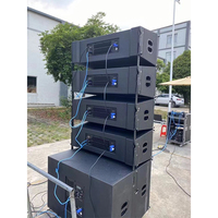 Système audio professionnel LA210 Active Dual 10 12 pouces Line Array Speakers Pro Audio, enceintes PA pour intérieur/extérieur, mariage