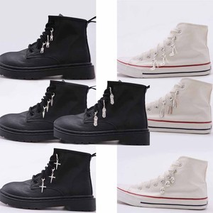Shoe Charms Alloy <b>Skull</b> Cross Pendants For Boots Sneakers Decorations Winter 2024 Yiwu Made - Product Image 1