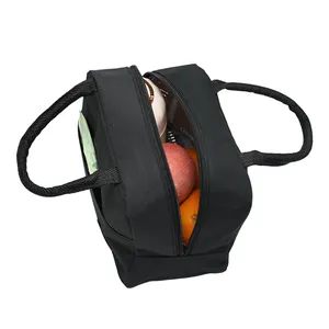 再利用可能な防水アルミホイルテイクアウト断熱キッズランチ弁当バッグ断熱ポータブルピクニッククーラーミールバッグ