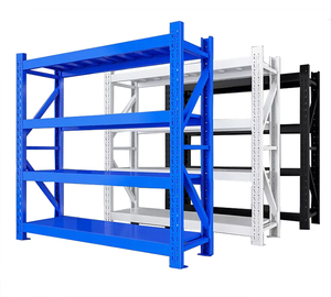 Giá để đồ bền chắc <span class=keywords><strong>4</strong></span> tầng có thể điều chỉnh, giá để đồ nhà để xe chống ăn mòn, giá để hàng kho - Product Image 2