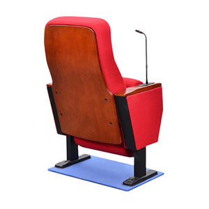 Silla de conferencia Manwa Expo HB670 de haya roja con reposabrazos para sala de conferencias y sala de reuniones - Product Image 4