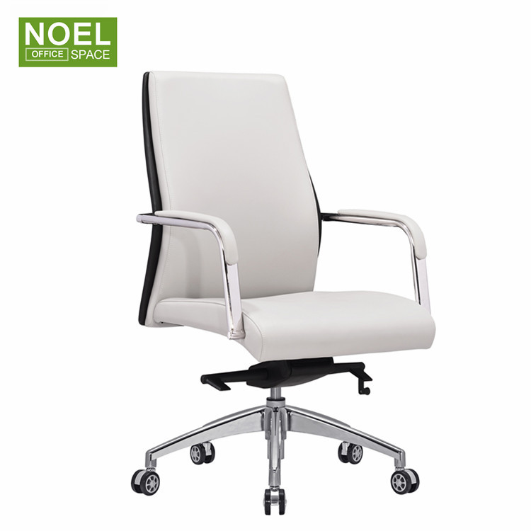 With high back head support manager office swivel chair leather