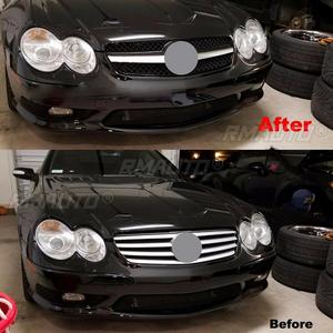 Grilles de calandre avant chromées RMAUTO pour Mercedes Benz Classe SL R230 SL500 SL550 SL600 2003-2006 Kit de carrosserie - Product Image 5