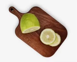 Tabla de cortar de madera de acacia directa de fábrica de buena calidad con mango, tabla de pizza de lujo personalizada para vegetales - Product Image 4