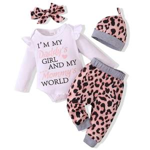 Combinaisons pour bébés garçons et filles, manches longues, couleur unie, avec couvre-chef - Product Image 3