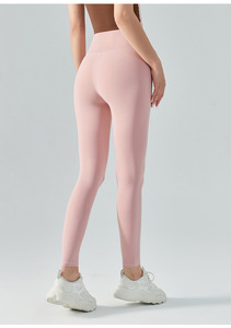 Women High Waisted Workout <b>Leggings</b> Buttery Soft Stretch Butt Lifting Solid Color Athletic Pants for Daily Fitness Wholesale - Product Image 3