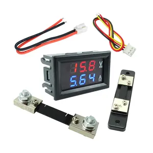 10A 50A 100A DC Dual Display Digital Current Voltmeter Voltage Meter Galvanometer