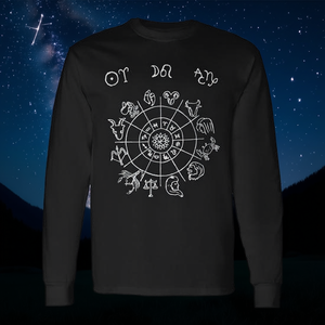 T-shirt à manches longues Astrologie, design Zodiaque : Bélier Soleil, Lion Lune, Capricorne Ascension - Product Image 3