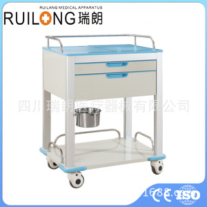 Chariot médical Ruilang RT-045 à 4 niveaux silencieux avec tiroir pour usage hospitalier - Product Image 5