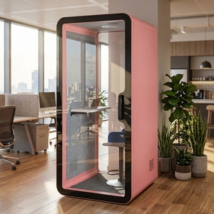 Cabina de Oficina Insonorizada UNIBOOTH |   Cabina Telefónica Acústica de 33dB, Marco de Aluminio de Precisión, Ventilación Inteligente para Oficina y Espacio de Llamadas - Product Image 3
