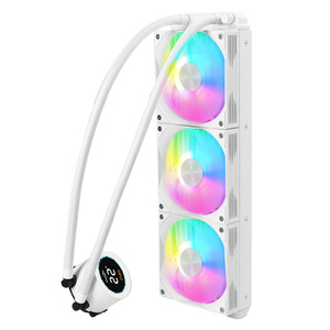 Enfriador de CPU Wanmisle, Radiador Refrigerado por Agua, Negro y Blanco, para Computadora de Escritorio, con Iluminación ARGB Integrada, de Alto Rendimiento - Product Image 5