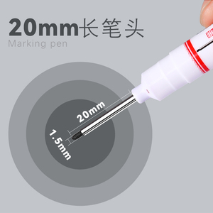 गर्म बिक्री 20mm गहरे छेद लंबी निब सिर मार्करों के लिए धातु Perforating कलम निविड़ अंधकार बाथरूम Woodworking सजावट बहु-प्रयोजन - Product Image 3