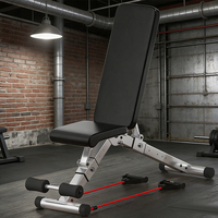 Banc de musculation réglable et pliable pour la maison, capacité de 200 kg, pour une utilisation en intérieur et une sécurité accrue