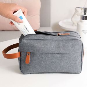 Yiafan Travel Men's Solid Color Oxford Cloth Zipper Closure Double Layer Large Capacity Eco-Friendly Durable Recyclable <b>Bag</b> - Product Image 4
