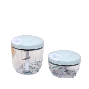 Hachoir multifonction en acier inoxydable pour ail et <span class=keywords><strong>oignon</strong></span>, mini-robot culinaire manuel en plastique PP, compatible lave-vaisselle, broyeur et hachoir - Product Image 1