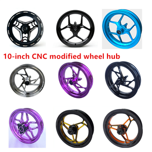 <span class=keywords><strong>Llanta</strong></span> de Aleación de Aluminio de 14 Pulgadas de Alta Calidad con Buje de Freno de Disco para Reemplazo de Rueda de Bicicleta Eléctrica NVX155 / AEROX155 - Product Image 6