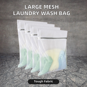 Vente en gros de sac à linge en maille noire en polyester sac de lavage pour lingerie à usage domestique avec <span class=keywords><strong>soutien</strong></span>-<span class=keywords><strong>gorge</strong></span> en machine chemisier pour paniers et bacs sac de lavage - Product Image 4