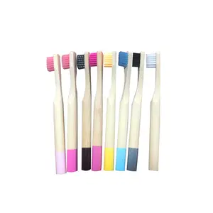 Renewable High Quality Super Soft Organic Small Tooth Brush Kids Bamboo Toothbrush MOS Bamboo Adult Cleaning Teeth Biodegradable