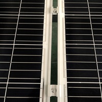 Supports de fixation pour toit en acier inoxydable et aluminium anodisé, durabilité 25 ans, modèle GTERGY GT-MC, résistance au vent 60 m/s, montage solaire