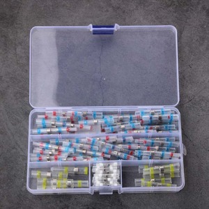 Heat Shrink Solder Intermediate Tube Terminal Block 50pc Electrical Combination Kit Waterproof Insulation Protection Home Use - Product Image 2