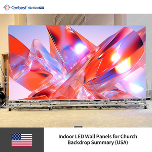 Canbest fiw p2.5 2.5 mét 4480x1920 mét 14.7x7.88ft trong nhà LED Video tường Màn hình hiển thị cho Nhà thờ Backdrop trong USA - Product Image 4