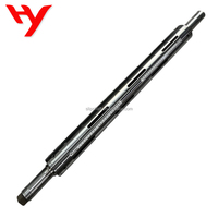 Arbre de transmission pneumatique professionnel de 3 à 6 pouces, structure cannelée, chromé, en aluminium/acier, capacité de couple de 45 Nm HY