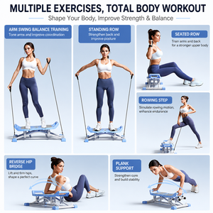Nuevo Diseño de Equipo de Gimnasio en Casa, Simulador de <span class=keywords><strong>Escaleras</strong></span>, Máquina de Esquí con Asa, Entrenamiento de Pilates y Abdominales - Product Image 4