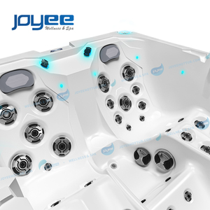 JOYEE Vasche Idromassaggio per 3 Persone, Jacuzzi da Esterno con Sistema Audio <span class=keywords><strong>e</strong></span> Massaggio, Vasche Idromassaggio <span class=keywords><strong>e</strong></span> Spa - Product Image 5