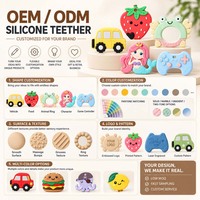 Anneau de dentition en silicone en forme de tranche de citron pour bébé, jouet de dentition non toxique pour nourrissons, vente en gros, personnalisable OEM, 0-12 mois