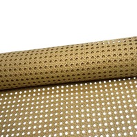 Panneau d'insertion pour porte d'armoire en plastique, maille ouverte, cannage synthétique en rotin, découpe sur mesure, cannage en rotin facile à plier