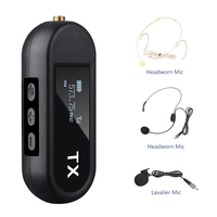 Système de microphones sans fil UHF, micro-casque avec affichage numérique, pour amplificateur vocal, système PA, enseignement, guides touristiques, fitness