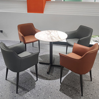 Chaise de conférence en cuir de haute qualité, design ergonomique, siège et dossier rembourrés, chaise de réception de bureau pour les réunions