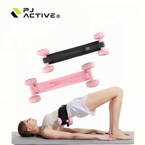 PINJIAN ウエストサポート 女性用 ヒップ抵抗バンド ネオプレン ダンベルベルト ヨガトレーニング フィットネス エクササイズ フラットサポート - Product Image 4