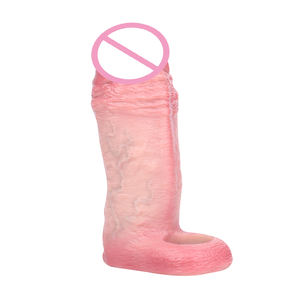 Funda de silicona para pene grande, anillo de funda de pene abierto, consolador hueco realista, tamaño S <span class=keywords><strong>M</strong></span> L <span class=keywords><strong>XL</strong></span>, juguete sexual para agrandar el pene - Product Image 5