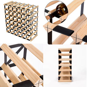 Porte-bouteille de <span class=keywords><strong>cave</strong></span> à vin personnalisé Maître Sommelier-certifié Rustic Farmhouse Rack in Michelin-star Sommelier Station - Product Image 5