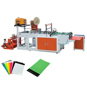 Polybagsmakingmachine Poly Túi máy làm với xử lý Túi thể hiện máy chuyển phát nhanh túi máy làm video