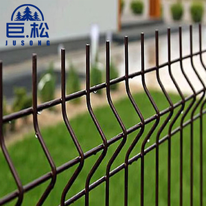 3D cong uốn dây mạ kẽm hàng rào tấm v-uốn cong thép và khung sắt cho an ninh bảo trì thấp đường lái xe cửa - Product Image 3