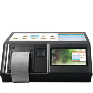 Nueva caja registradora de pago comercial POS actualizada con impresora térmica interna escáner QRcode compatible con NFC para restaurante Bar Pub